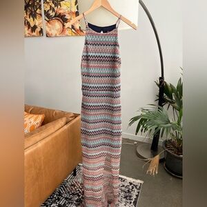 Design Lab Crochet Maxi Dress